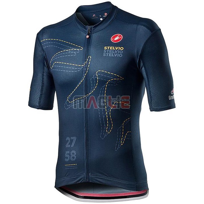 Maglia Giro d'Italia Manica Corta 2020 Spento Blu